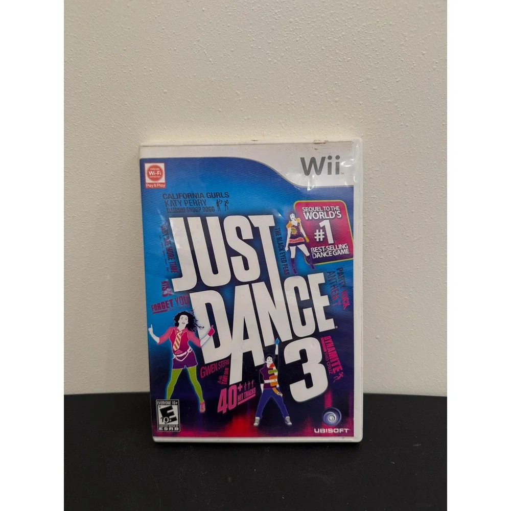 Just Dance 3 Nintendo Wii Video Game Ubisoft 2011 Complete with Manual CIB